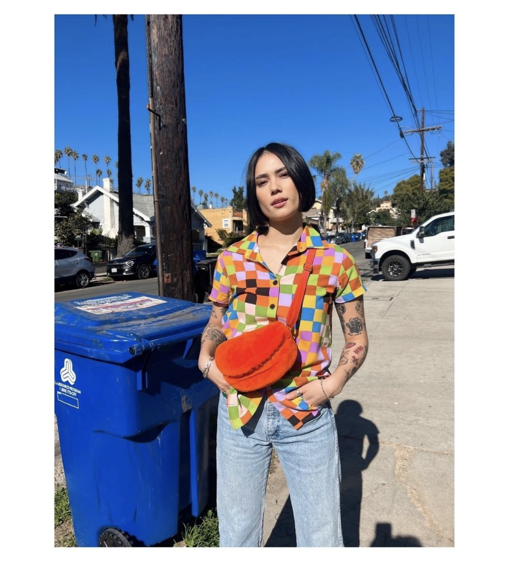 PRIMECUT: CHEETO SHEARLING BUM BAG
